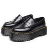New love shoes fashion women's leather low-top small leather shoes muffin sole fashion student platform shoes