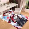 Genshin Impact Lynette Printed Absorbent Washable Carpet, Non-Slip Bathroom Mats, Kitchen Rugs, Yoga Mat,Living Room Entrance, Camping Picnic Rugs