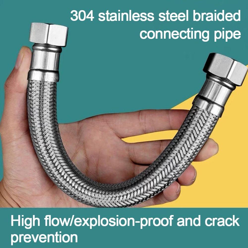 Explosion-proof Toilets Water Hose 304 Stainless Steel Shower Head Tube  Water Plumbing