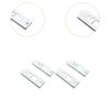 4Pcs Snap in Tilt Latch Sliding Window Tilt Latch Replacement Sturdy Center Spacing Sliding Lock Window Parts 2 Hole Hardware
