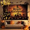 Halloween Pumpkin Lantern Scene Background & Party Decor Props