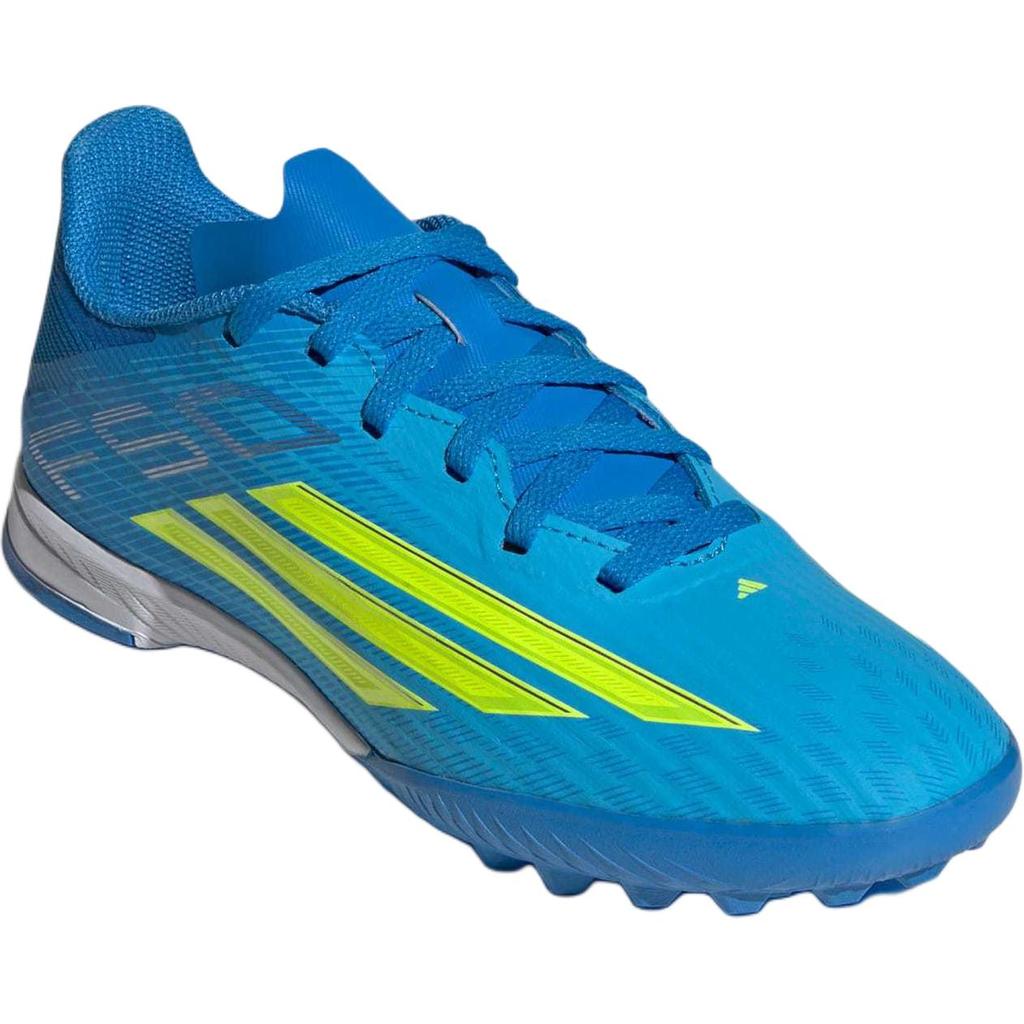 adidas F50 Liga Wygodne Oddychające Wsparcie Wysokie Buty Piłkarskie Trampki Dziecięce Jasnoniebieskie JR9017