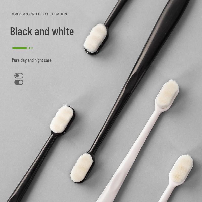 Ultra-Soft Nano Bristle Toothbrush for Adults & Pregnant Women - Gentle Gum Care & Effective Cleaning