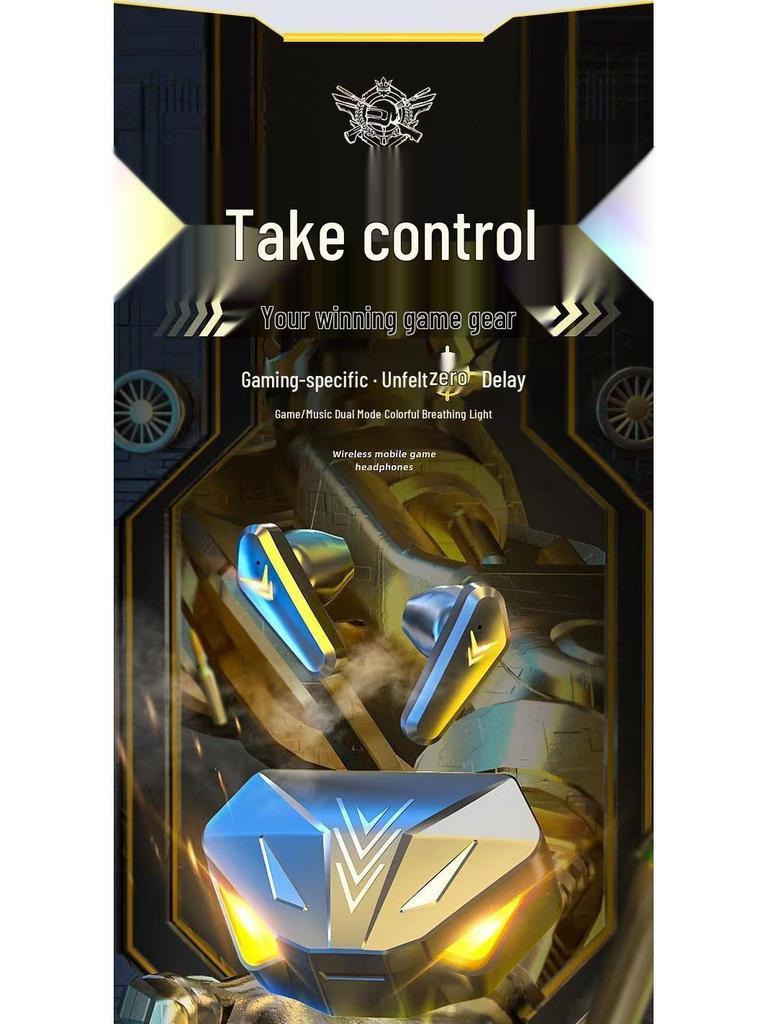 X15 Cross-Border Bluetooth Gaming Headset - Low Latency, Low Power with Digital Display