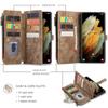 Flip Leather Phone Case For Samsung Galaxy S25 Edge S24 S26 Ultra S23 FE S22 S21 S20 Plus Note20 A16 A56 A17 A37 A57 Wallet Etui