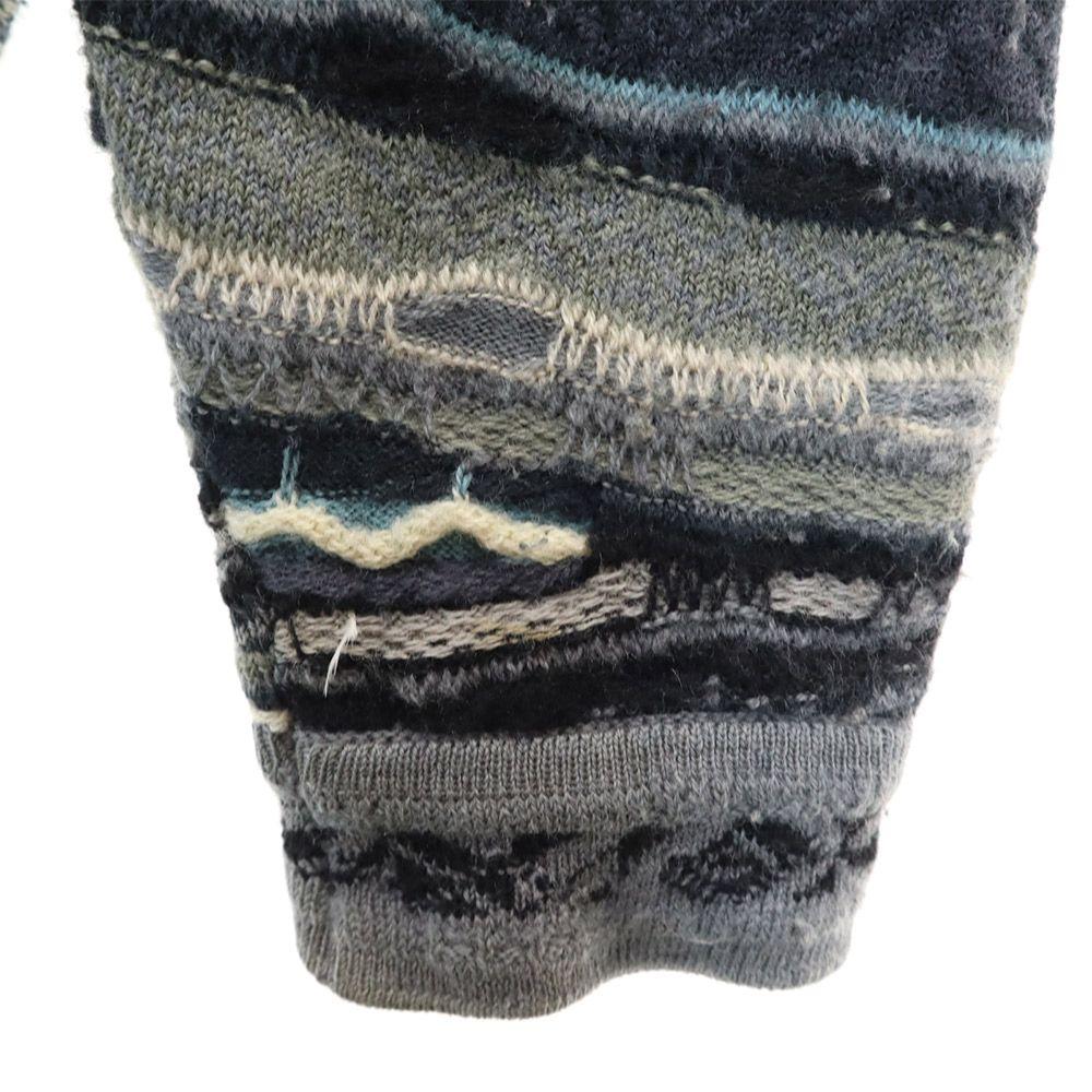 Coogi 90er Wolle Old 3D Strick Overall Griff Langarm Strickpullover Herren Gebraucht