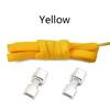 No Tie Shoe Laces Flat Metal Buckle Elastic Shoelaces Casual Shoes for Men and Women Lazy Shoelace Rubber Band Shoestring