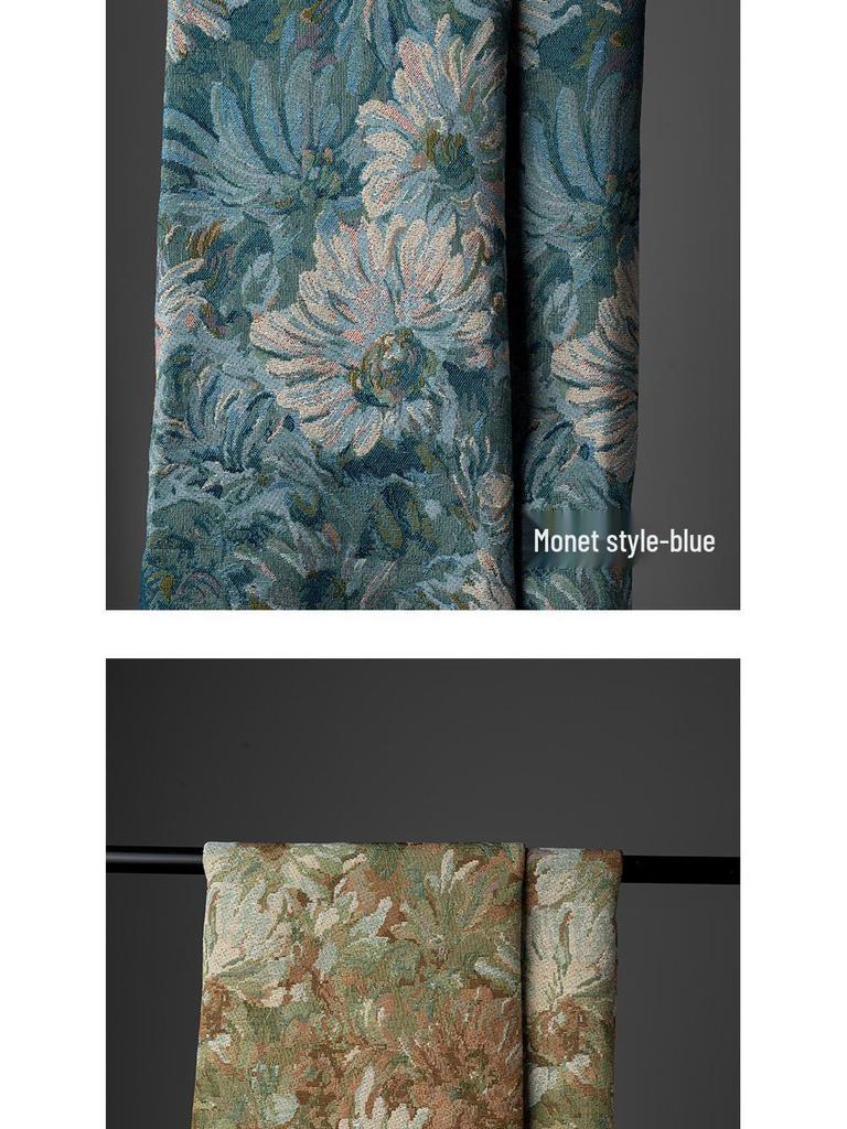 Monet-Style Jacquard Fabric for Apparel, Tablecloths & DIY Projects