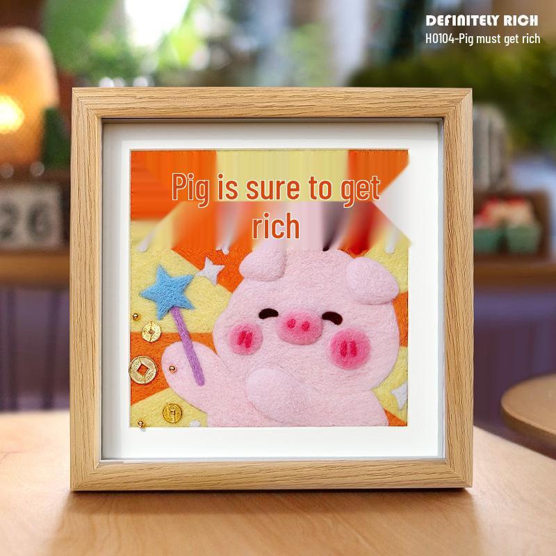 Yün Keçe DIY Kiti: Yaratıcı Hediyeler İçin El Yapımı Süsler ve Kolyeler