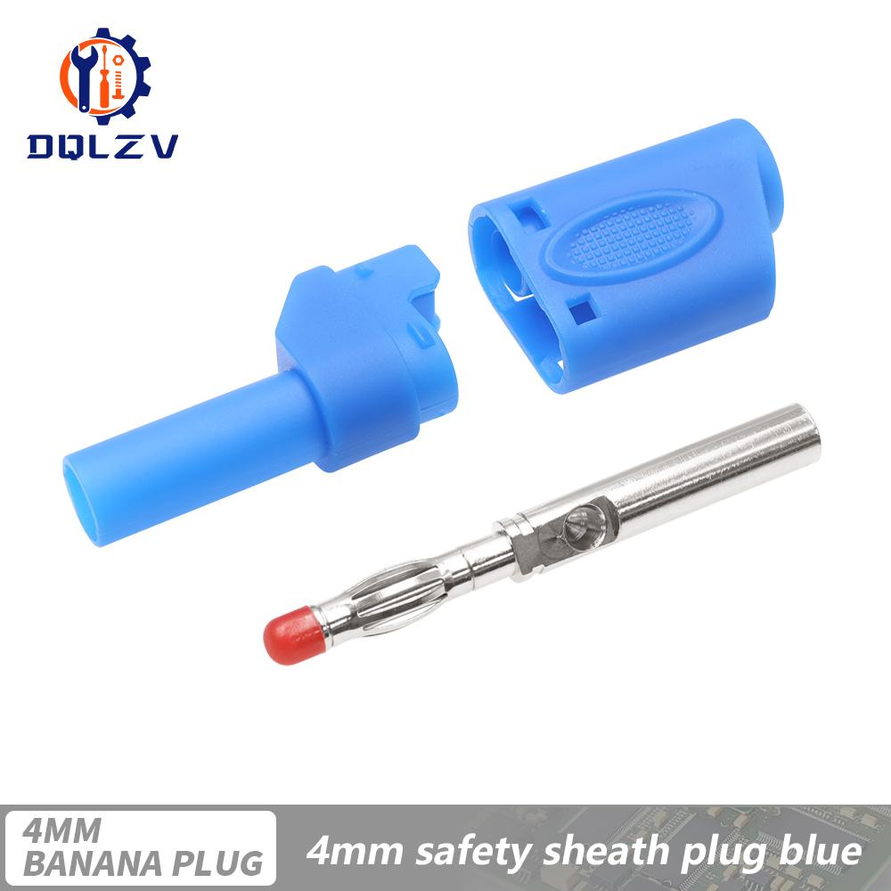 Stackable Safe 4mm Banana Plug Solder/Assembly High Quality Welding-free Connector for Multimeter