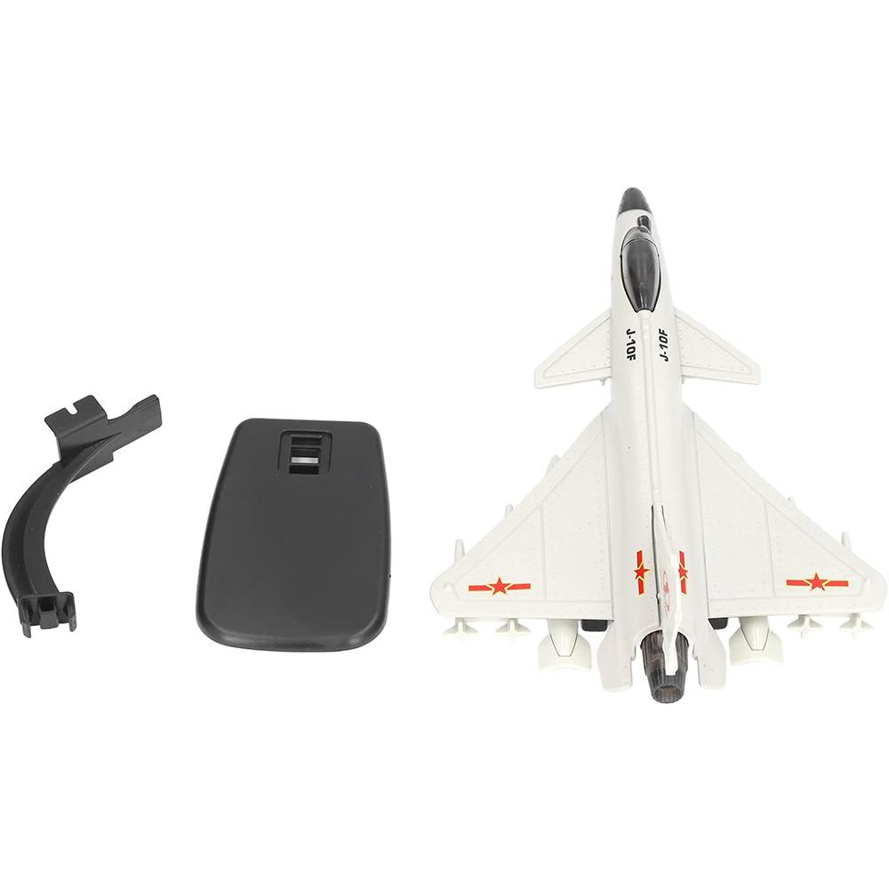 1/50 Scale J10 Fighter Model,  Alloy Fighter Lifelike Structures with Showing Stand for Household for Bedroom