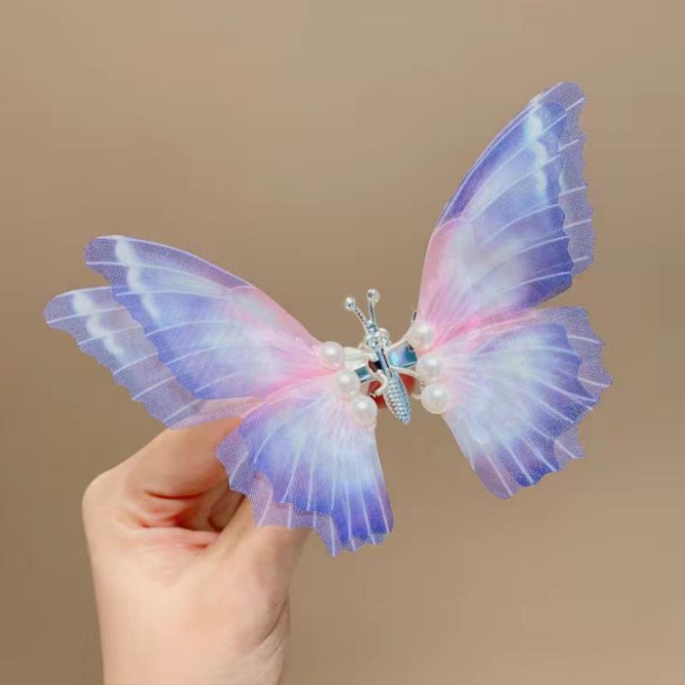 Korean Ancient Style Flapping Butterfly Tassel Hair Clip & Hairpin