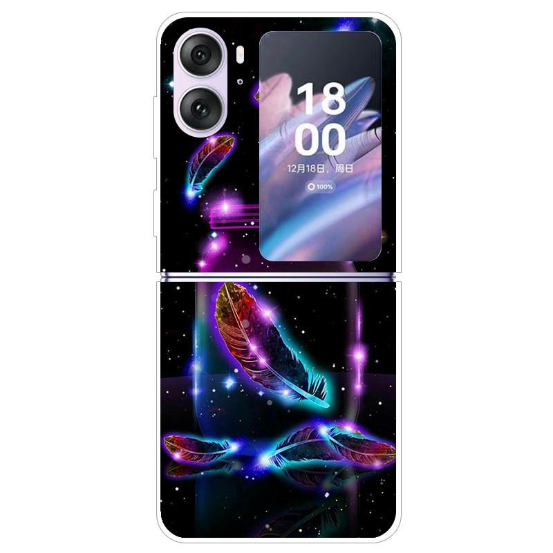 

For Oppo Find N2 Flip 5G Case CPH2437 PGT110 Transparent Hard PC Phone Back Cover for Oppo Find N3 Flip 5G Cases CPH2519 Funda OPPO Find N2 Flip