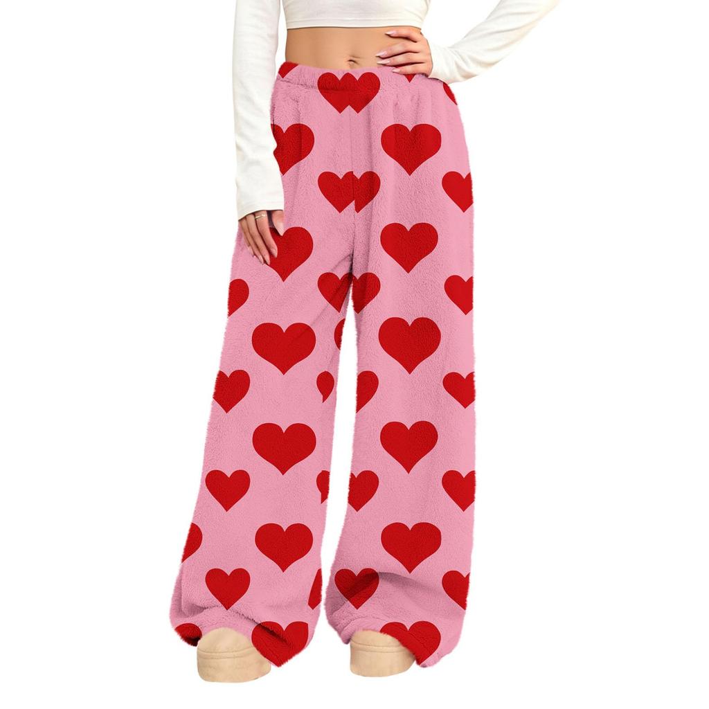 Women's Casual Fashion Print  Loose Straight,Leg Pants