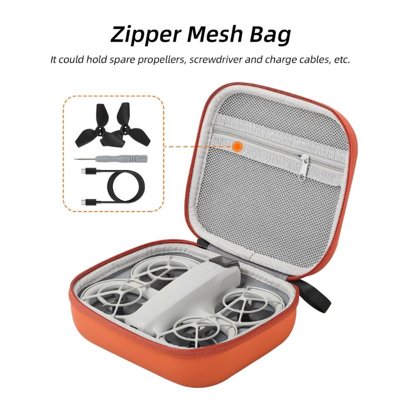 EVA Travel Case Storage Bag for Drones, Portable Carrying Box with Accessory Compartments