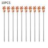 5-10Pcs Creative Stainless Steel Cocktail Picks Martini Picks Juice Decoration Picks Bar Bartending Tools Kitchen Accessories