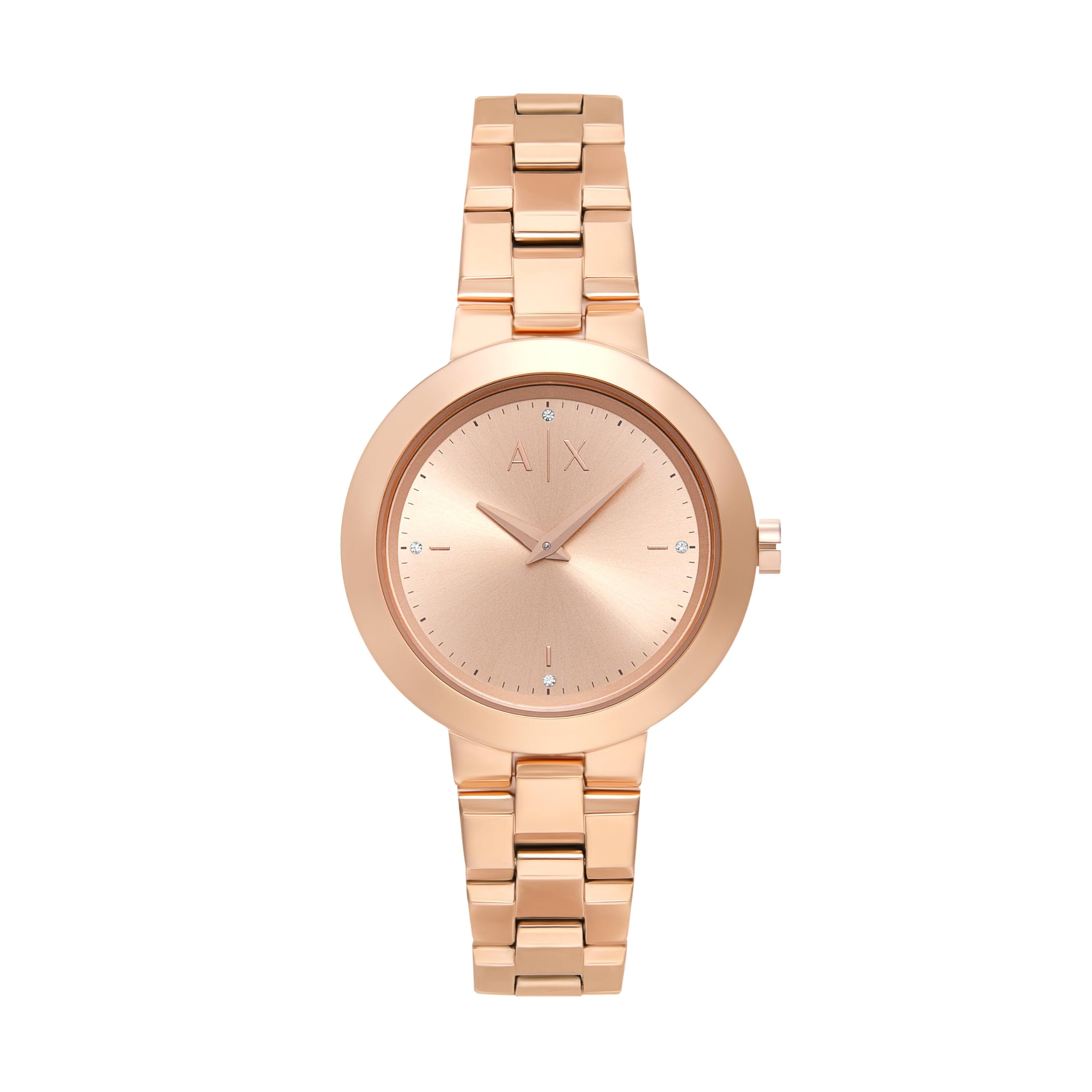 

Armani Exchange Armani Exchange NA AX5177 Rose Gold AX Women s Watch, рожевий