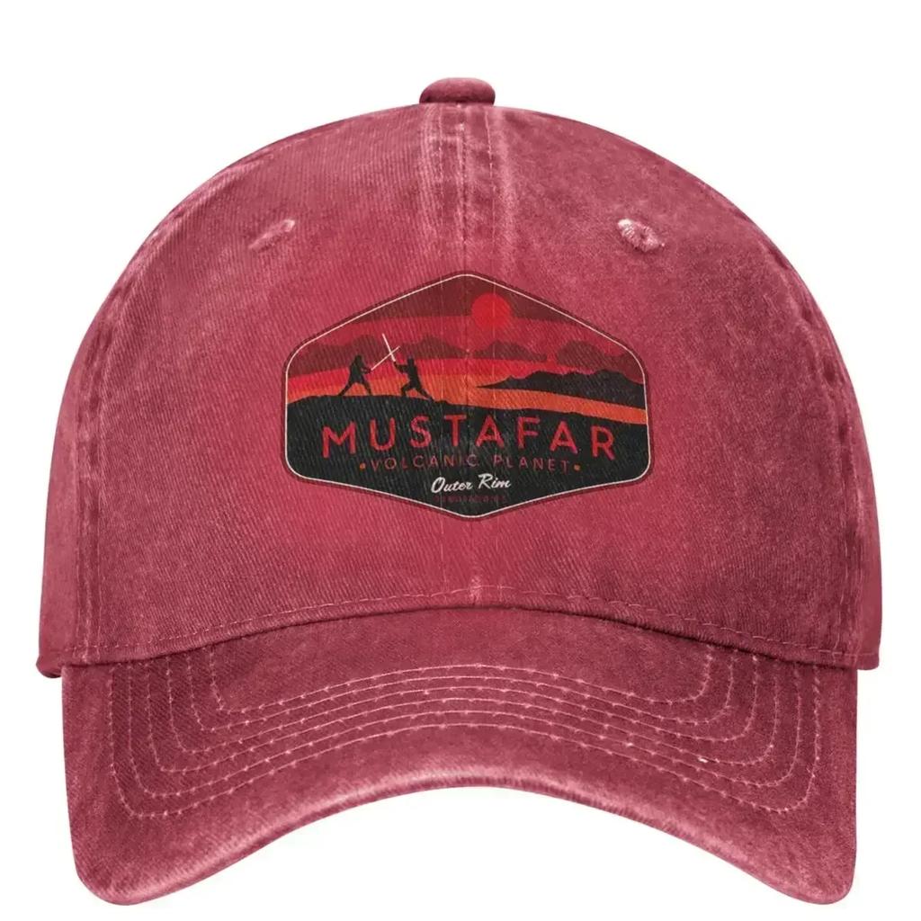 Mustafar Baseball Caps Stuff Casual Distressed Cotton Dad Hat for Men Women Activities Adjustable Fit