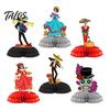 Festival-Atmosphäre Tischdekorationen 3 Stück Tag der Toten Schädel Waben-Dekoration, 6 Stile Zucker Traditionelle Mexikanische Fiesta Party-Mitgebsel Figuren für