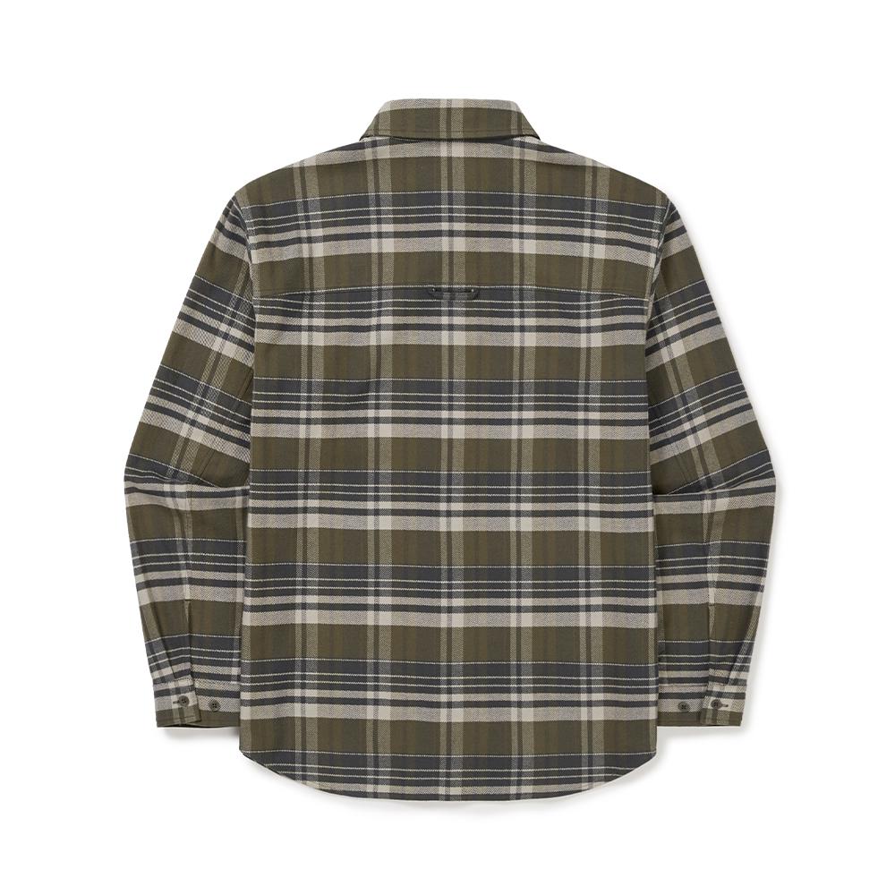 SNOWPEAK Recycled Check Shirt Olive (S24FMFSH02)