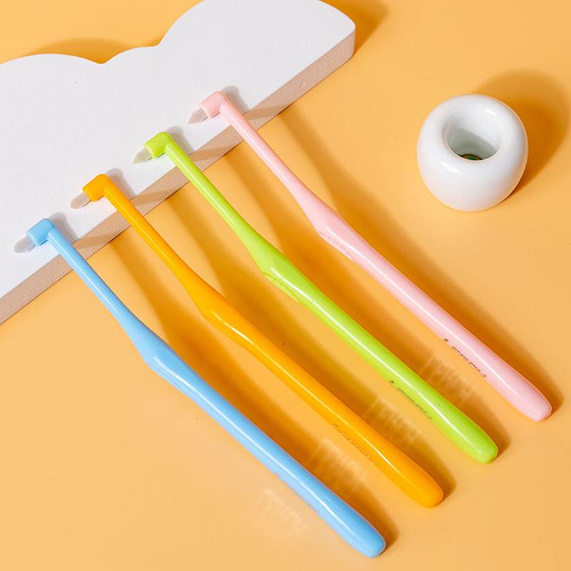 Small Head Single-Beam Teeth Cleaning Toothbrush Interdental Brush Soft Hair Implant Adult Oral Care Tools Deep Oral Cleaning