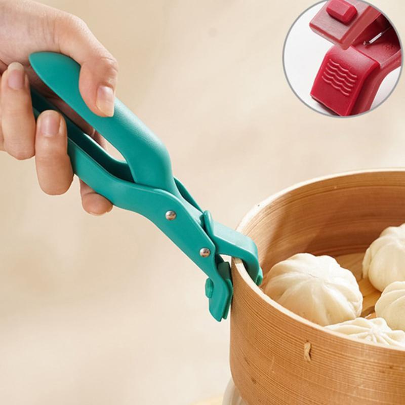 Anti-Scald Clip Silicone Kitchen Anti Scald Plate Bowl Dish Pot Holder Anti-Hot Clip Lifter Kitchen Accessories Gadget