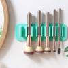 Multicolor Silicone Cosmetic Brush Drying Rack Wall-Mounted Brush Storage Rack Non-punching Cosmetic Brush Storage Rack