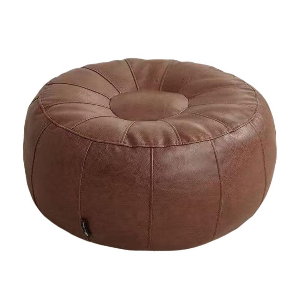 Große Kapazität Ungefüllter Kissenbezug Rutschfester Sofa Hockerbezug Verdicktes Leder Hocker Schlafzimmer