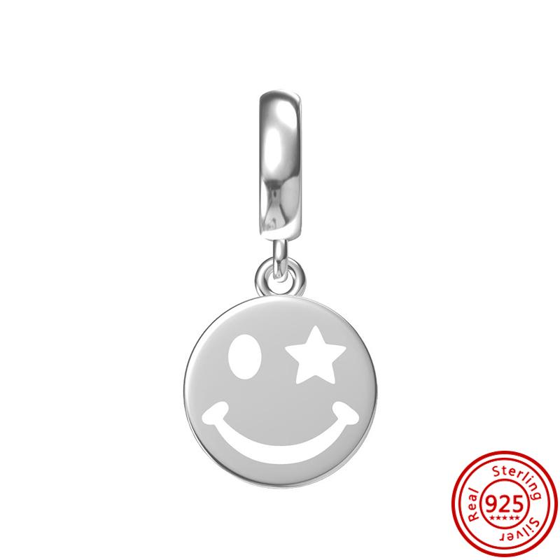 100% S925 Silver Dreamcatcher Apple Sun Glow In the Dark Firefly Star Dangle Fit Original Charms Bracelet Women Jewelry