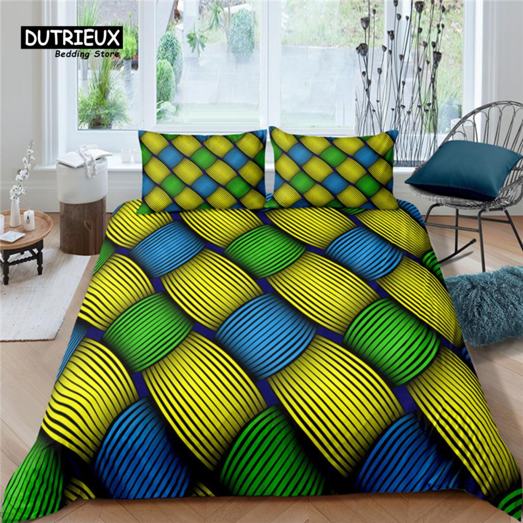 

Роскошный 3D Абстрактный Геометрический Принт Дом Гостиная Удобный Пододеяльник Наволочка Детский Постельный Комплект Размер Queen и King EU/US/AU/UK EU single(135x200cm)