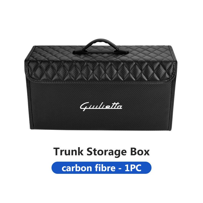 Auto-Organizer Kofferraum-Aufbewahrungsbox Stau-Aufräum-Behältertasche für Alfa Romeo GT Stelvio F1 Brera Volante Tonale Gloria Disco