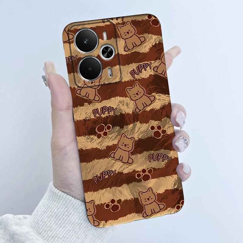 For Realme 14 5G Case RMX5075 Hot Cute Cartoon Panda Cover Soft Silicone Phone Case For Realme 14T Realme14 T 5G Back Cover Bags