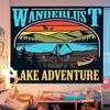 Outdoor Adventure Tapestry?- Retro Sunset Camping Scene Decor
