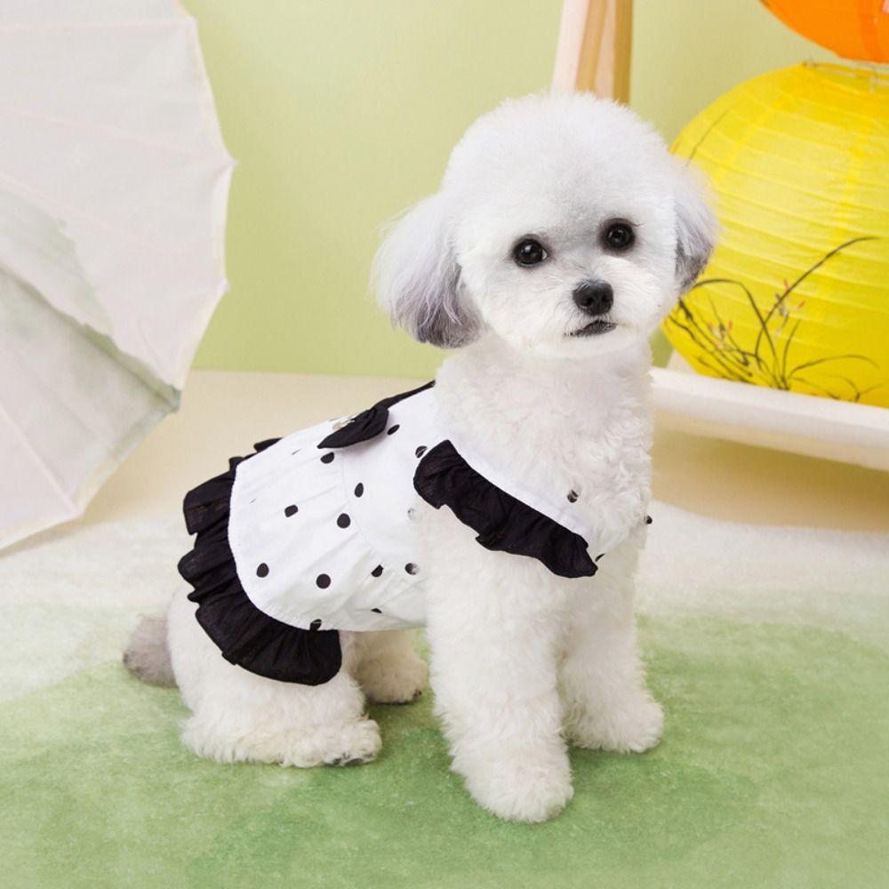 Breathable Pet Skirt Cute Pet Clothes Fashion Cat Vest Harness  for Puppy Kittens