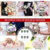 6pcs Foam Floral Handle Bouquet Holder Wedding Artificial Flowers Arrangement DIY Bridal Bouquet Decoration Supplies