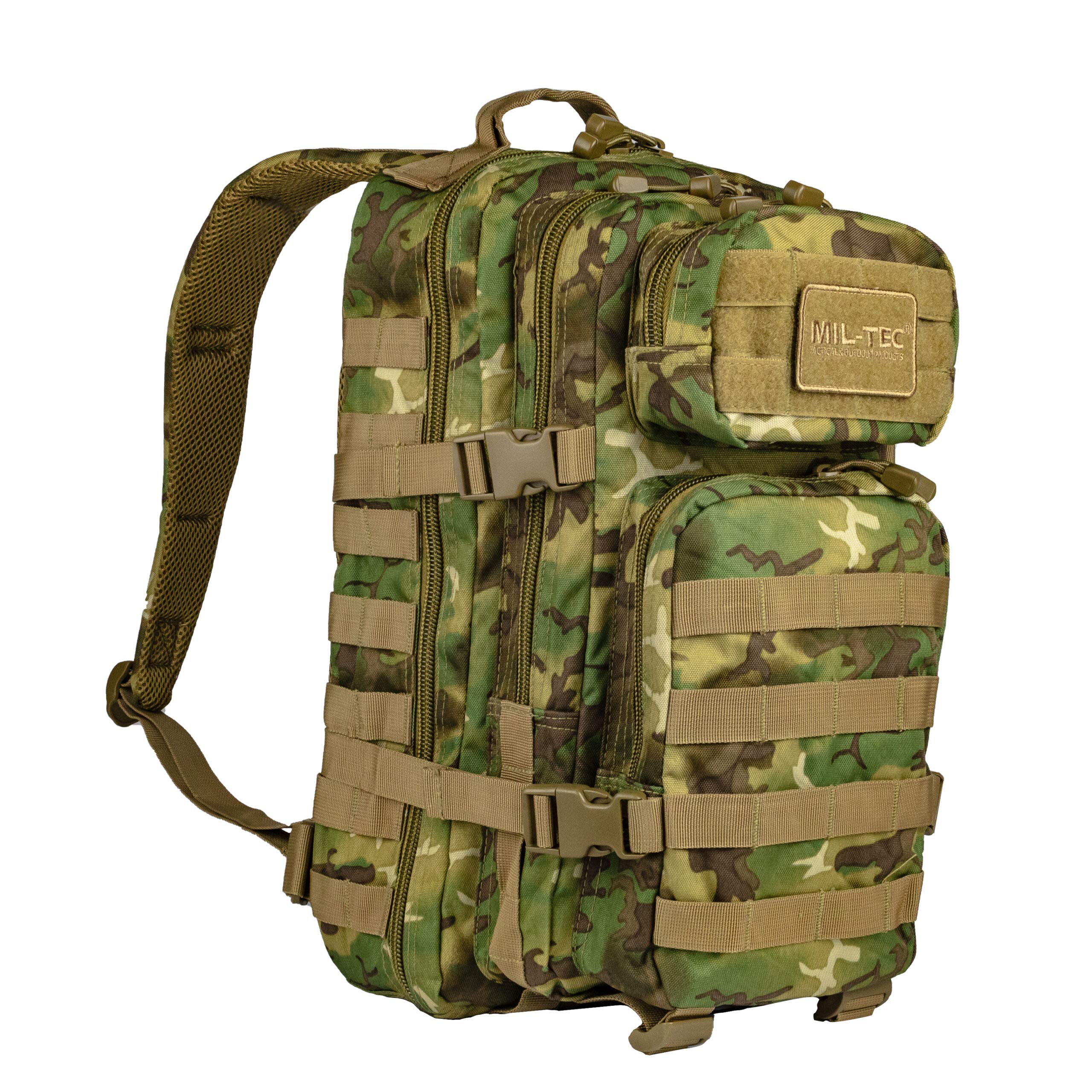 

Backpack US Assault Pack Molle System Large 36L Camo MIL-TEC - WOODLAND-ARID