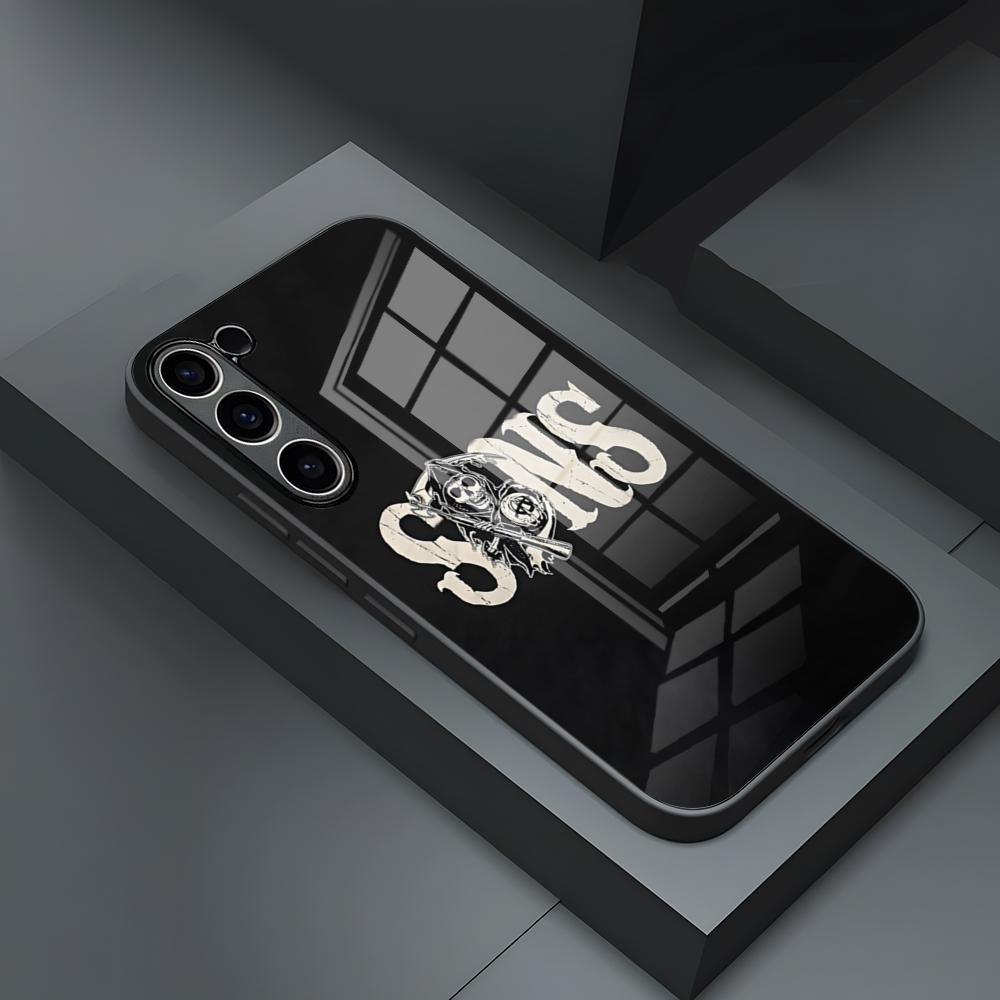 Action Tv Sons Of Anarchy Phone Case For S25 Ultra Samsung S26 S23 S24 Fe S22 S20 S21 Plus A54 A34 A53 A16 Glass Cover