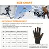 high qualityMen's and Women's Winter -Lined Warm Gloves, Windproof, Cold-Resistant, Touchscreen, Non-Slip, Lightweight, for Running, Cycling,
