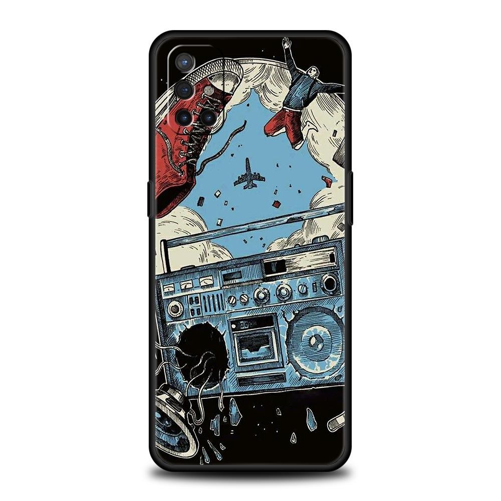 Retro Recording Device Phone Case For Oneplus 13R 13 12R 11 10T 10R Nord N100 N200 N10 10 9 9R 9RT CE 3 2 Z Pro Soft TPU Cover