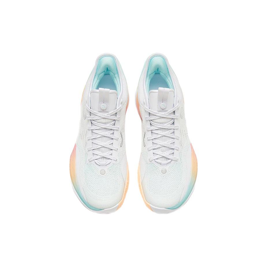 Anta Three Points Rain 1 Basketball Shoes Men Basketball Shoes White Orange 912321102S-2