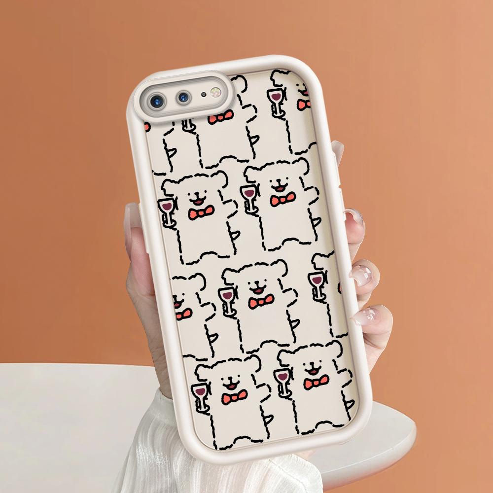 Lovely Cartoon Pattern Phone Case for iPhone Samsung Galaxy Xiaomi Redmi POCO HUAWEI Honor Shockproof Rubber Soft Flexible Cover Casing