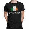 SHAMROCKED Mens  T-Shirt St Patricks Day Irish Ireland Leprechaun Clover