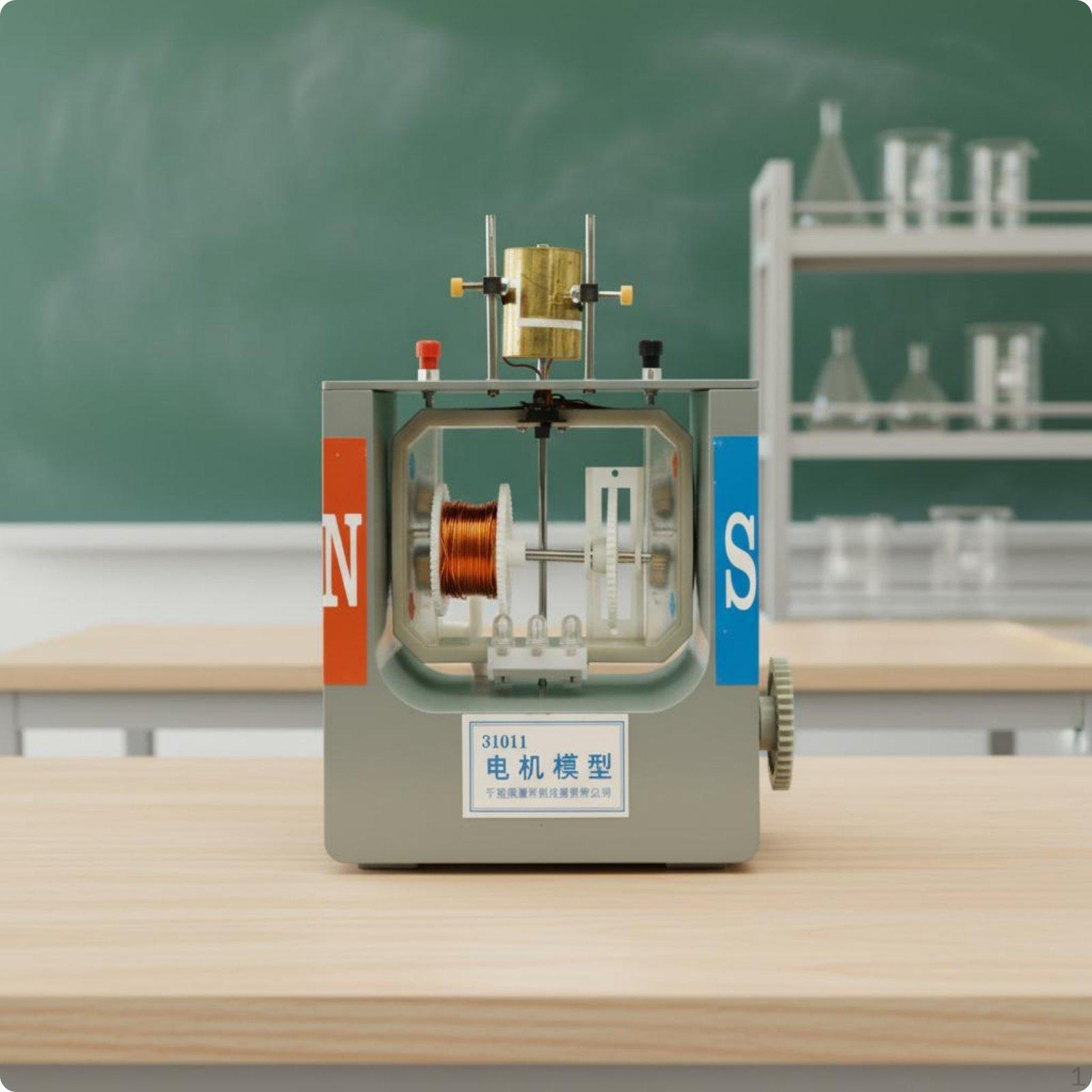 Hand Crank Motor Model Easy to Operate Manual Electric Clear Demonstration