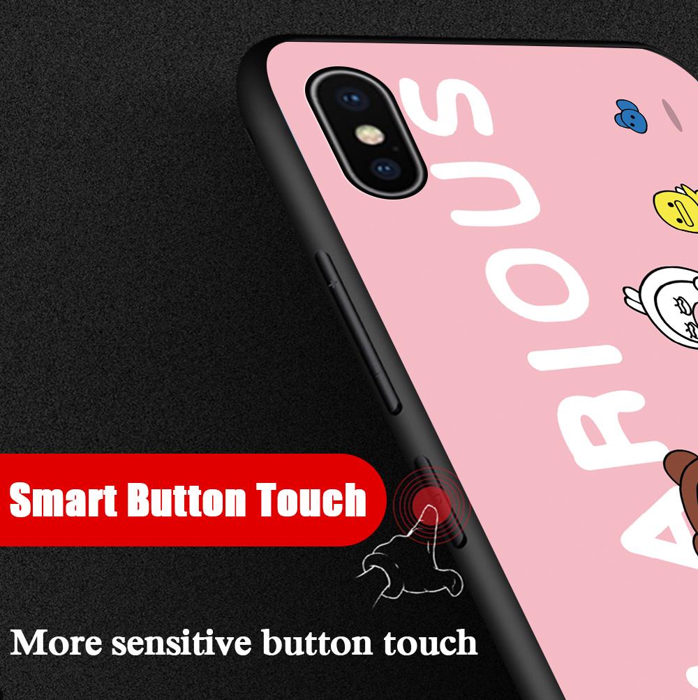 Roztomilé kreslené zvířecí pouzdro na telefon Krásný designový obal se zvířecím vzorem