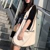 Men Waistcoat Bag Adjustable Shoulder Straps Zipper Pockets Cargo Tops Canvas Bag Vest-Style Backpack with Large Capacity