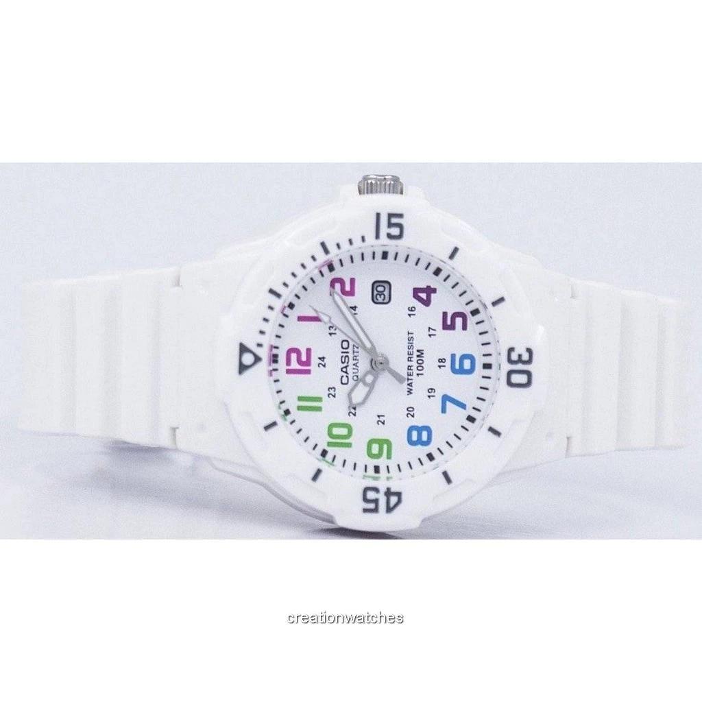 Casio Enticer Analog White Dial LRW-200H-7BVDF LRW200H-7BVDF Women's Watch