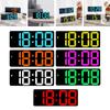 LED Desktop Alarm Clock 12H 24H Digital Wall Clock for Hall Festival Beside