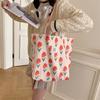 1 Niche Retro Flower Crossbody Canvas Bag Casual Shoulder Bag Literary Portable Tote