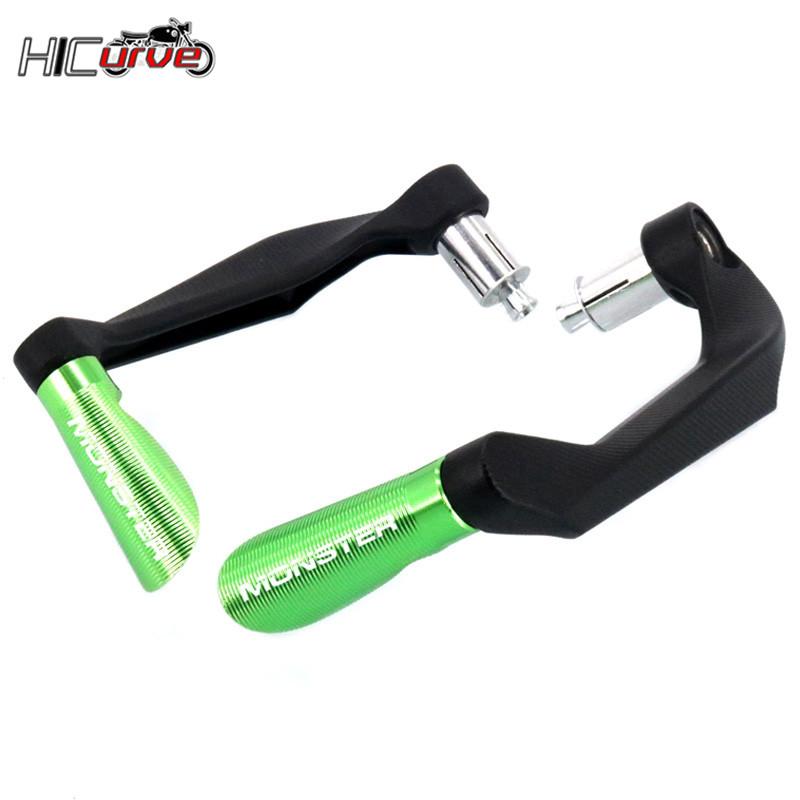 Motorcycle CNC Handlebar Grips Guard Brake Clutch Levers Guard Protector For Monster 696 821 695 797 1200 1200S 1100 1100S