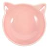 Cat Ear Ceramic Bowl Unique Design Pet Feeding Tool Cat Neck Protection Feeder Smooth Surface Easy Clean Neck Protection Bowl